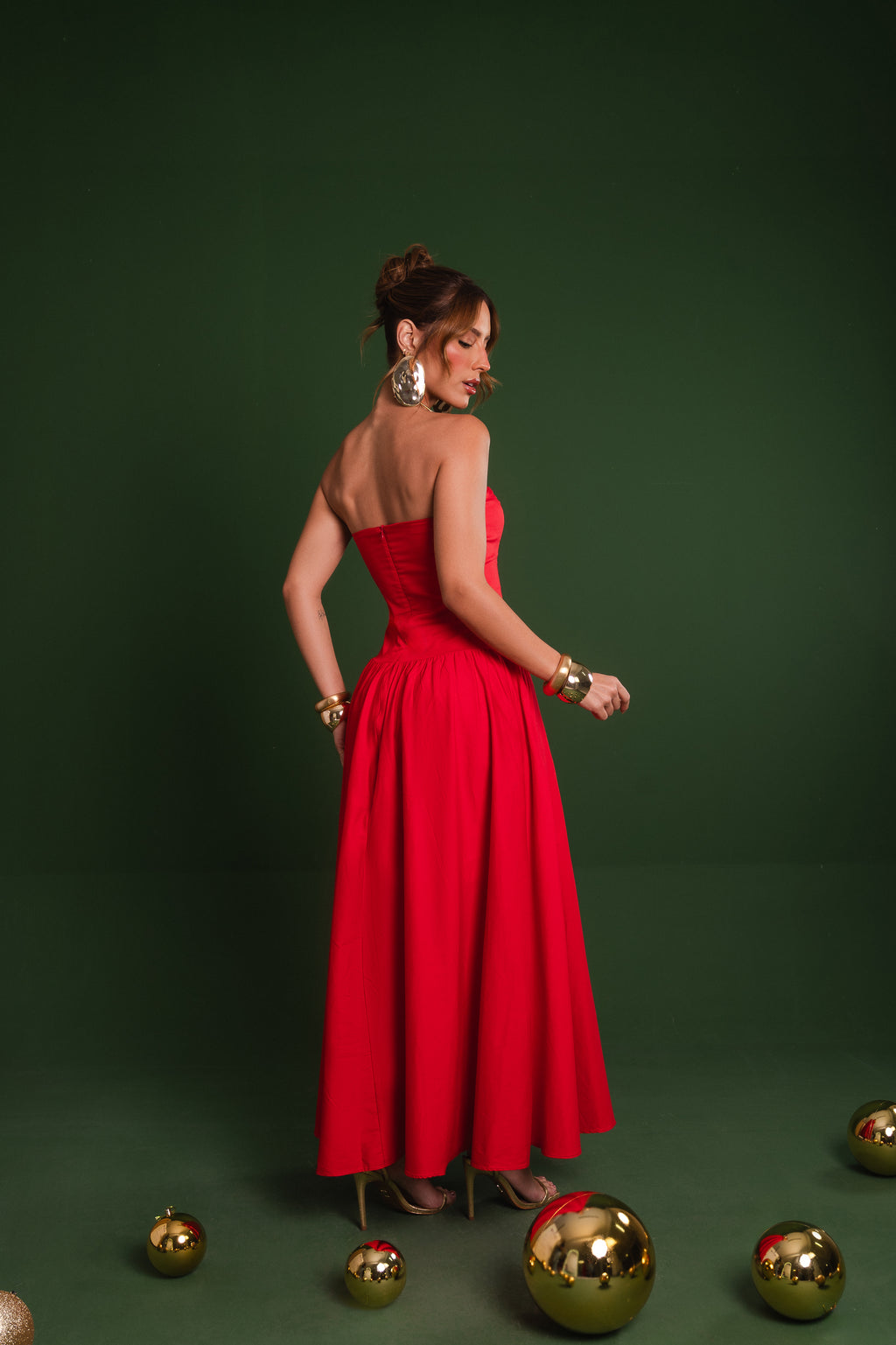 Scarlet Bow Dress – Holiday Collection
